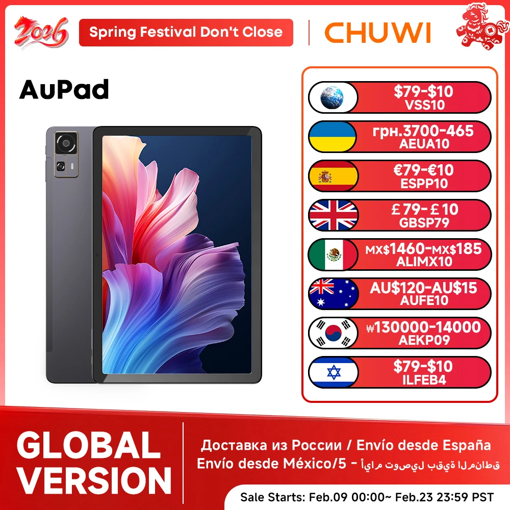 تابلت CHUWI AuPad مقاس 10.95 بوصة
