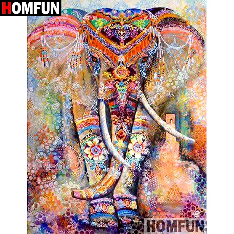 Colorful Elephant DIY Diamond Painting Kit