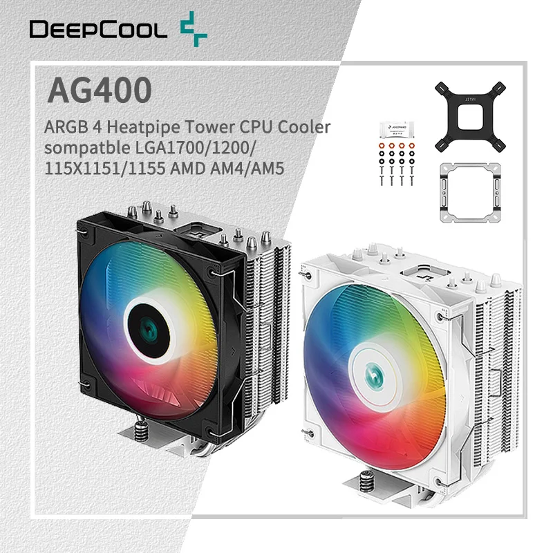 مبرد الهواء DEEPCOOL AG400 لوحدة المعالجة المركزية