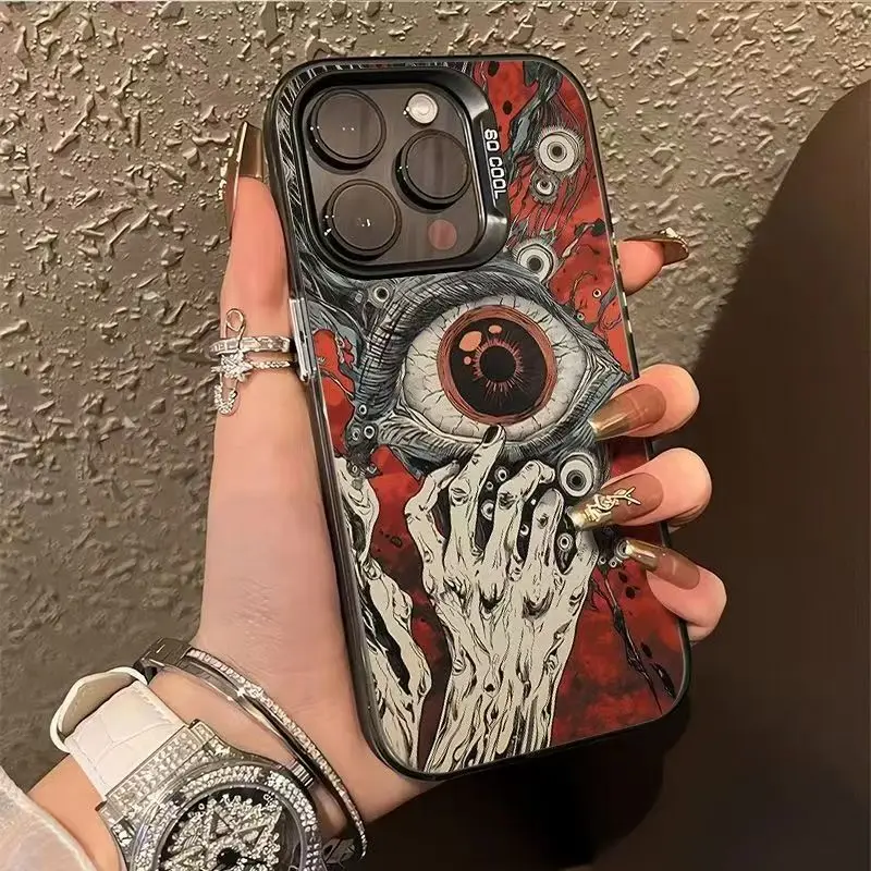 Devil Eyes Pattern iPhone Case