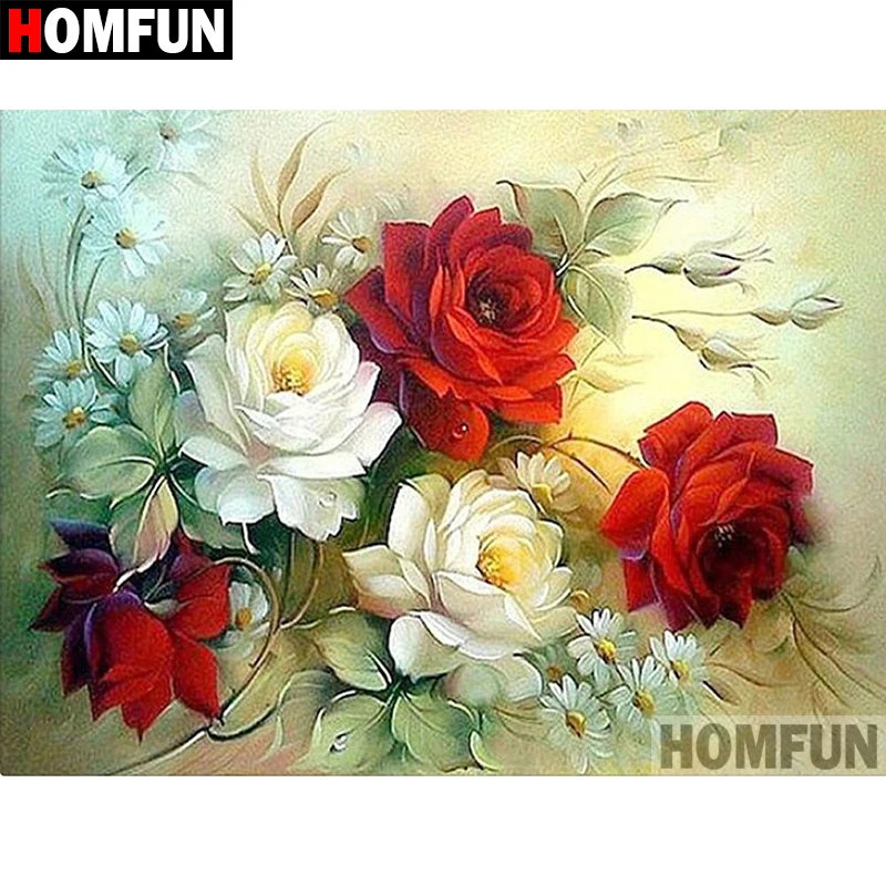 DIY Diamond Painting Kit – Rose Flower