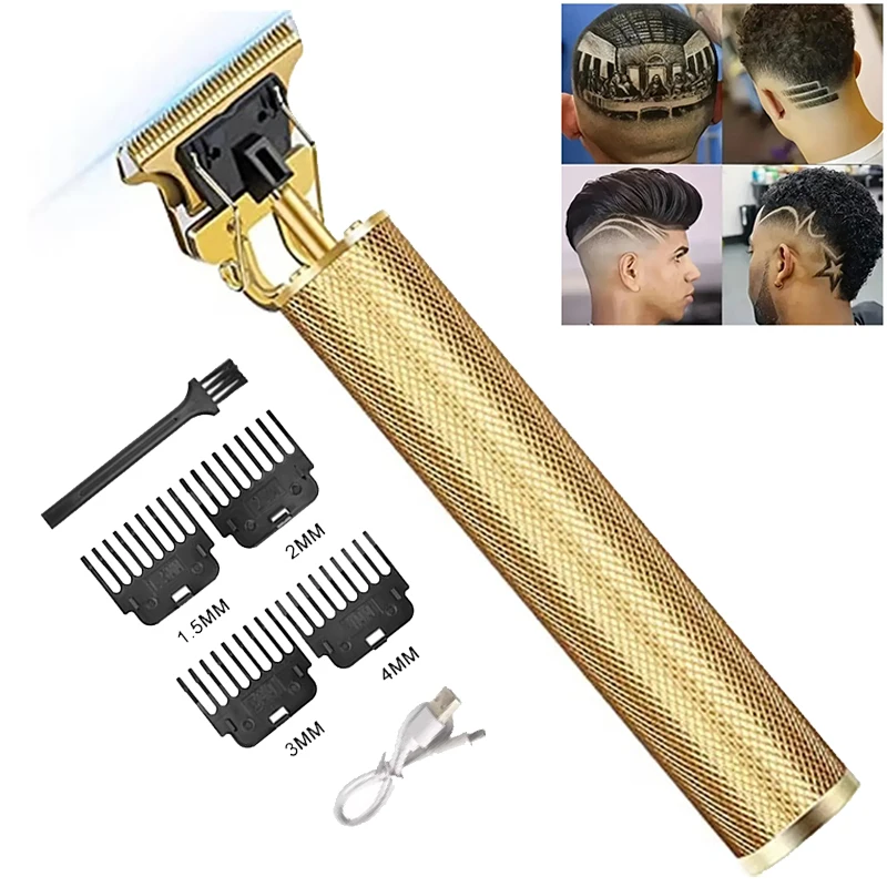 Electric Hair Cutting Machine And the accessories T9 Clipper Hair Rechargeable Man Shaver Trimmer For Men's Barber Professional