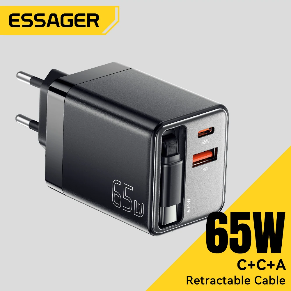 شاحن Essager 65 وات GaN السريع