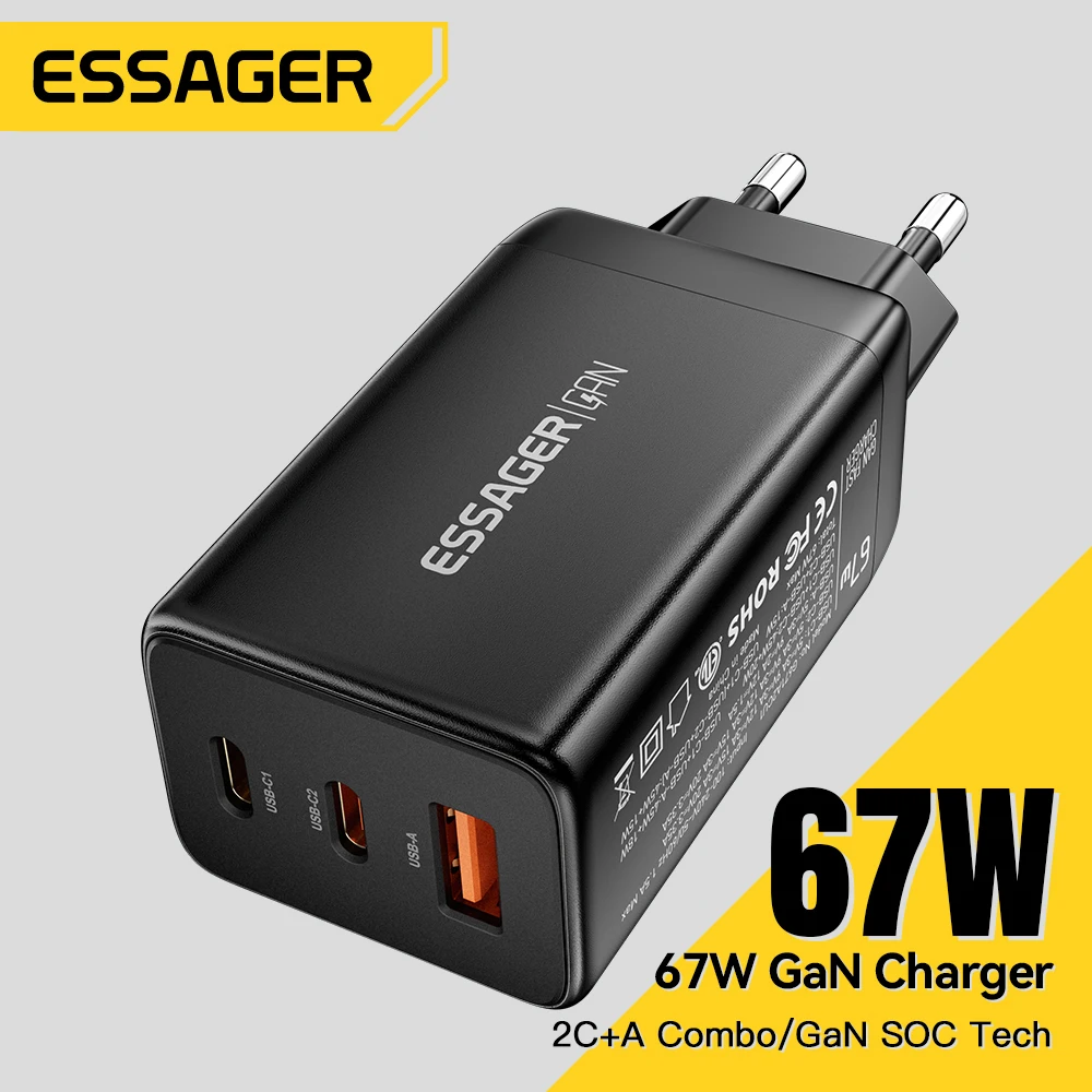 شاحن Essager 67 واط USB نوع C