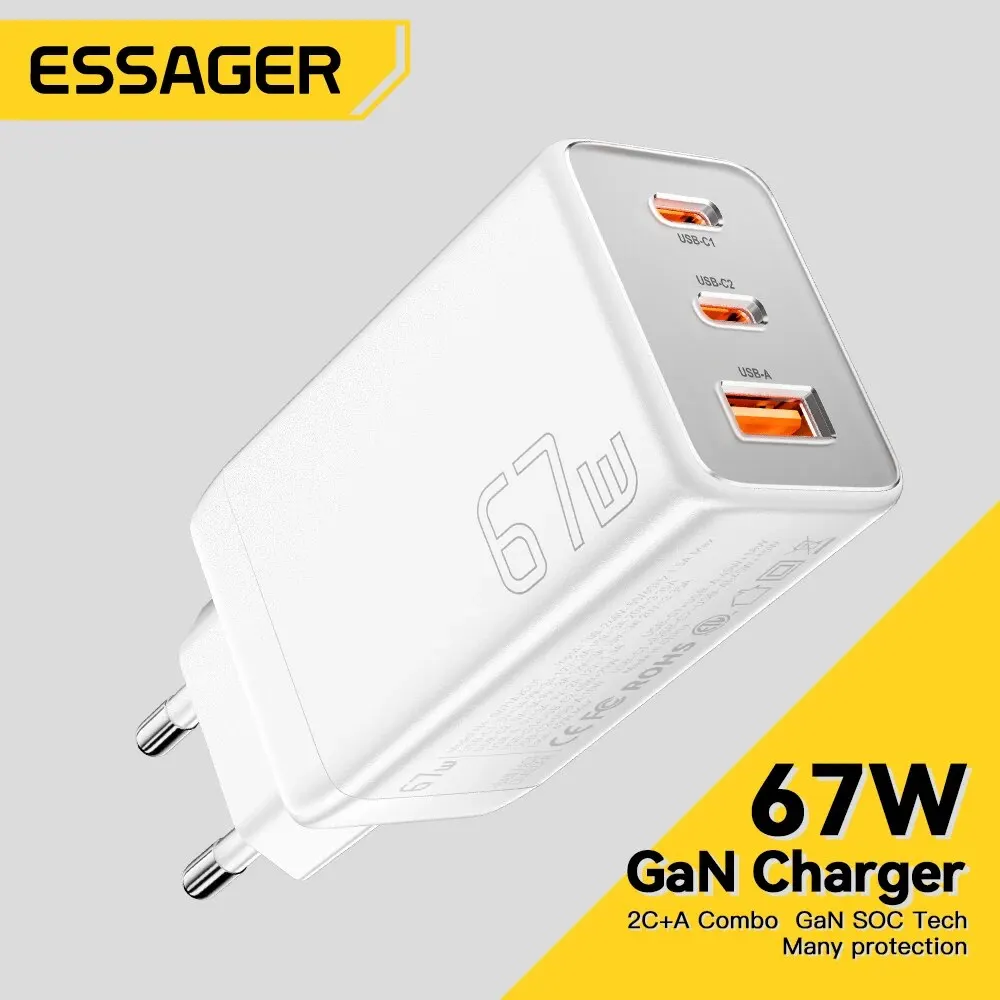 Essager 67W GaN USB Type C Charger
