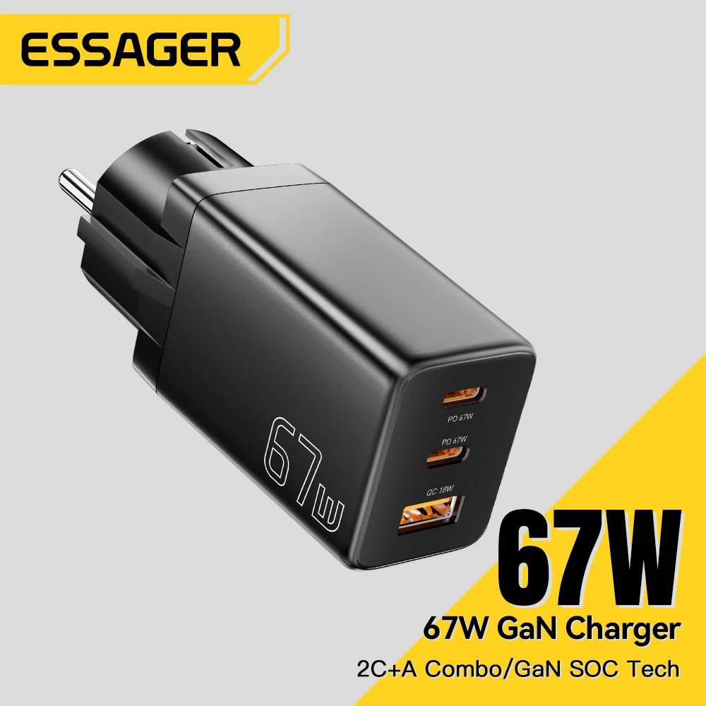 شاحن Essager GaN USB نوع C قوي