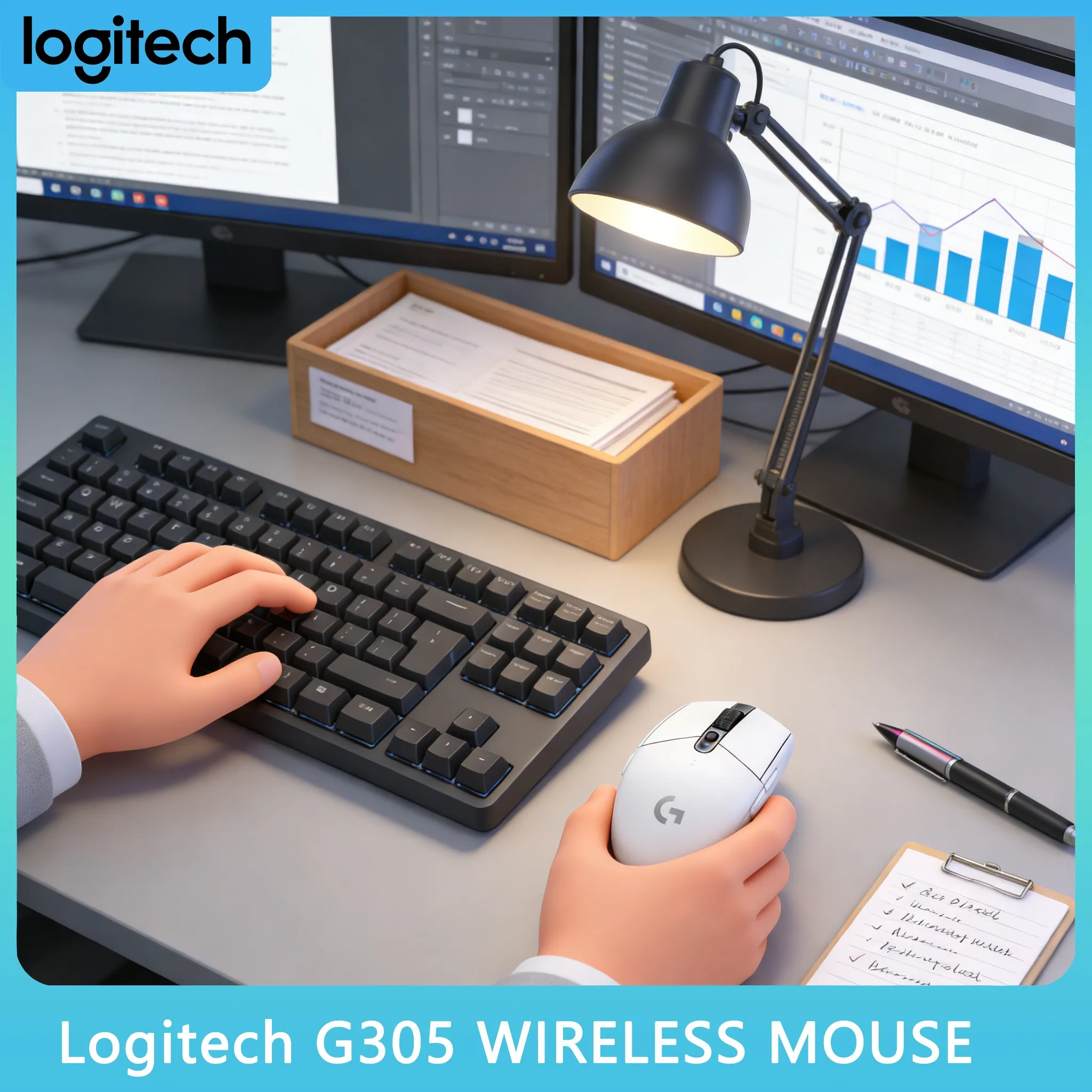 ماوس G304/G305 اللاسلكي باحترافية عالية
