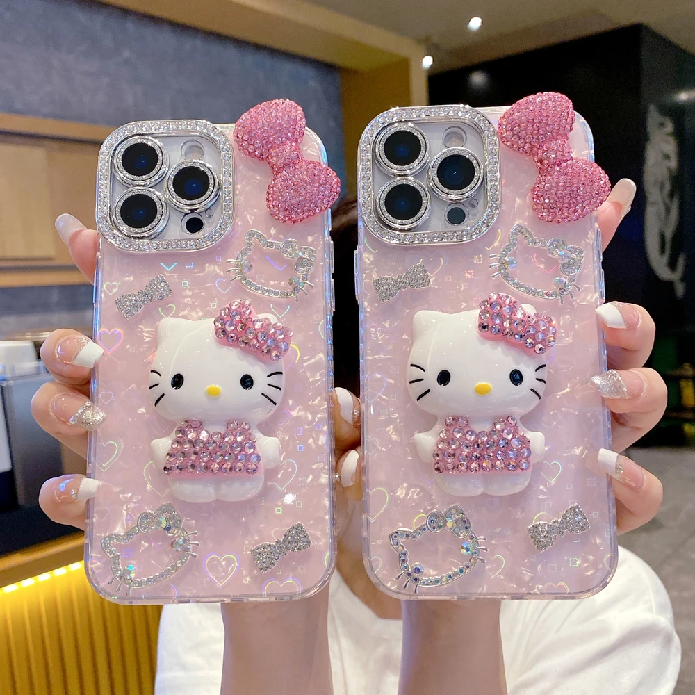 Hello Kitty Bling Glitter Phone Case