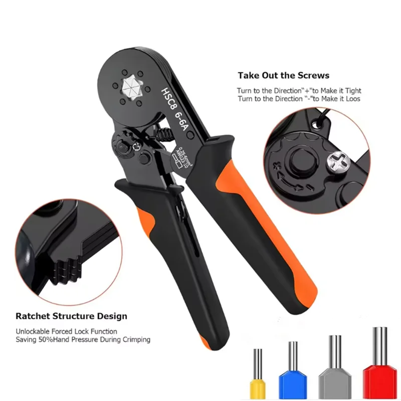 Hexagonal Crimping Tool Kit for Ferrules