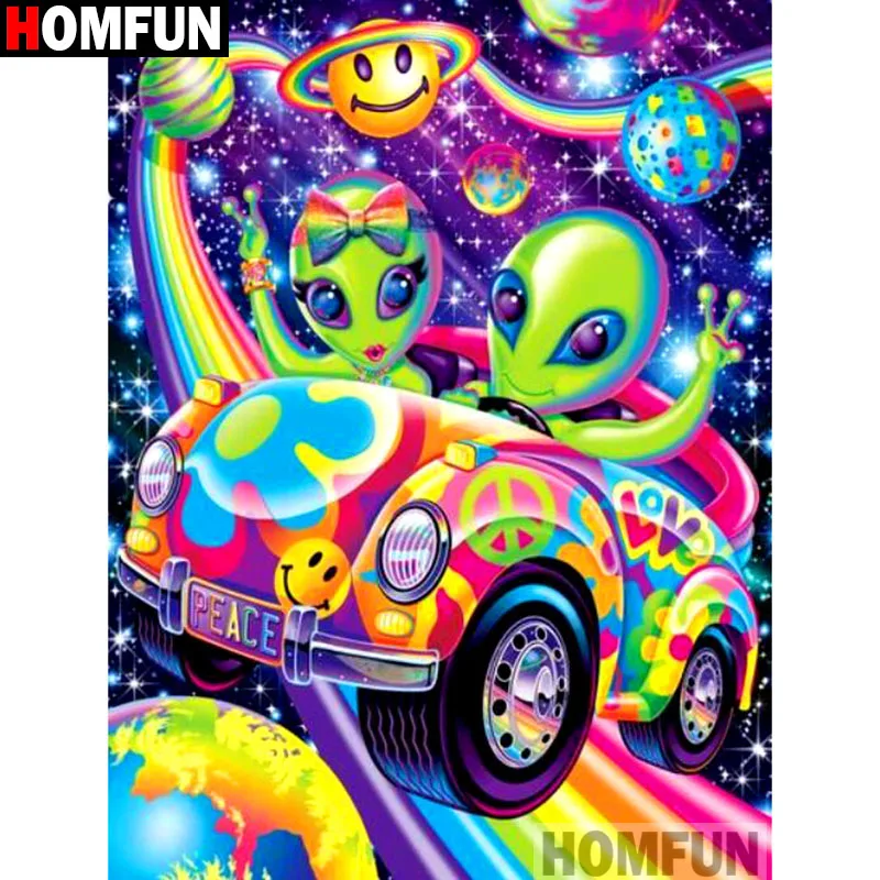 HOMFUN 5D DIY Diamond Painting Kit