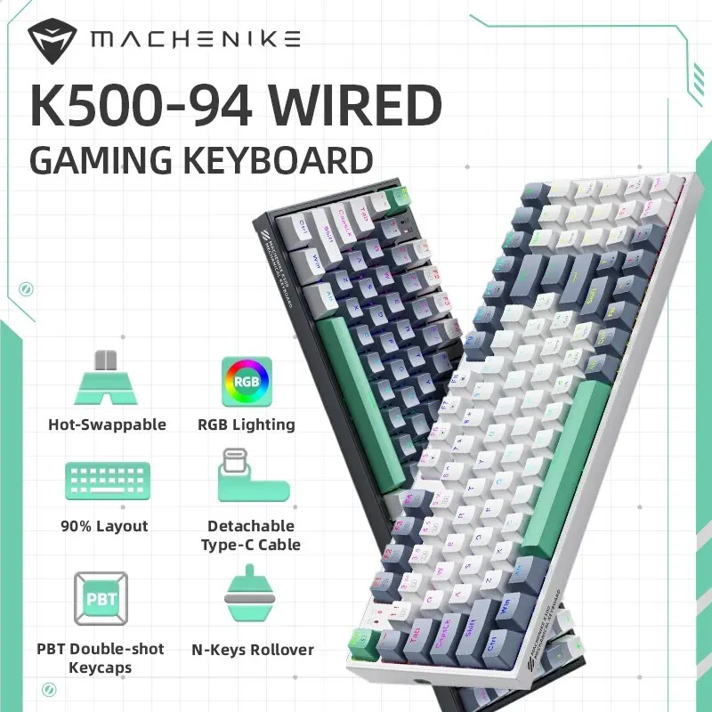 لوحة مفاتيح ميكانيكية الألعاب K500