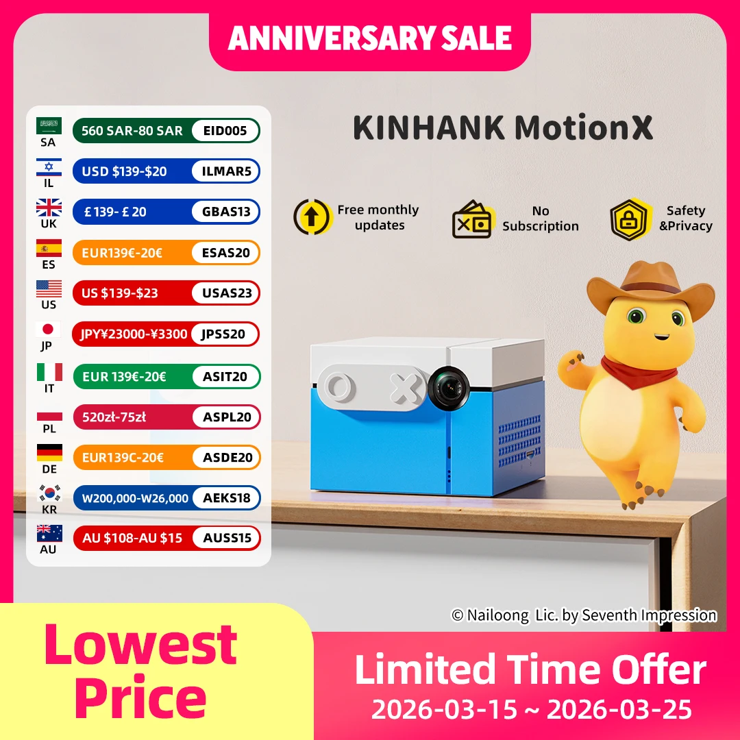 KINHANK MotionX Family Video Game Console