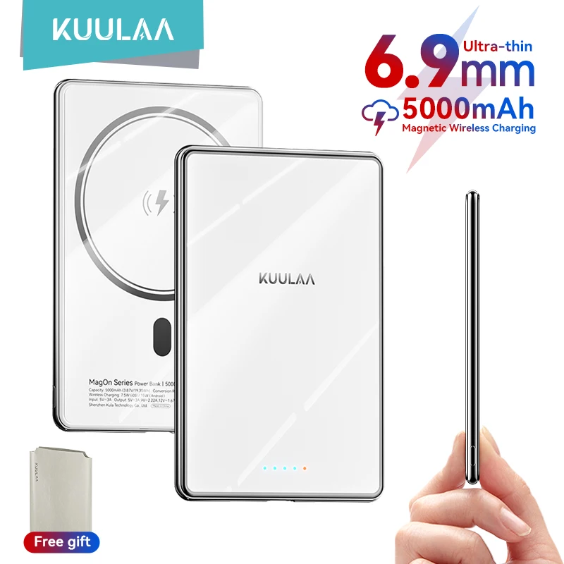 KUULAA 5000mAh Magnetic Power Bank