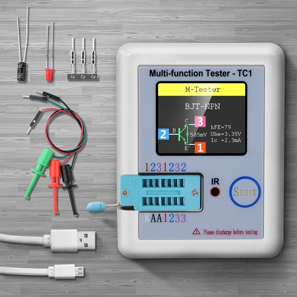 LCR TC1 Multi-Meter Transistor Tester