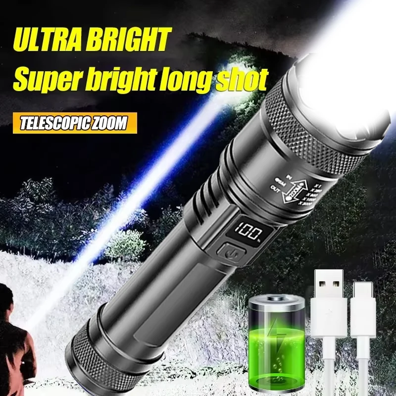 مصباح كشاف LED قوي للتخييم