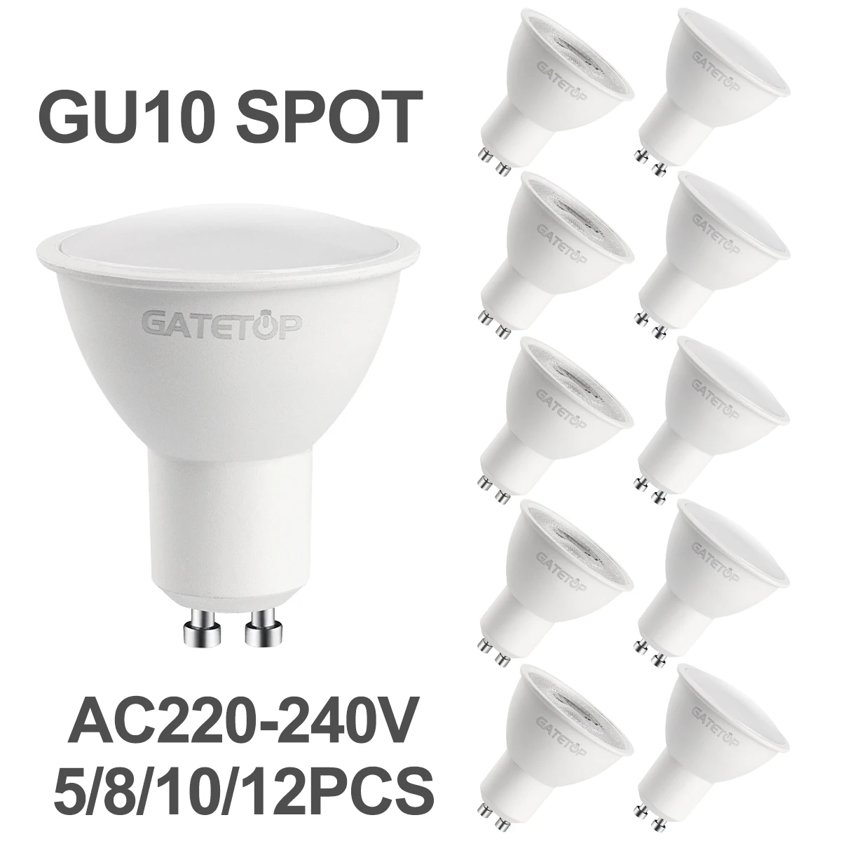 مصابيح LED GU10 للأضاءة العكسية