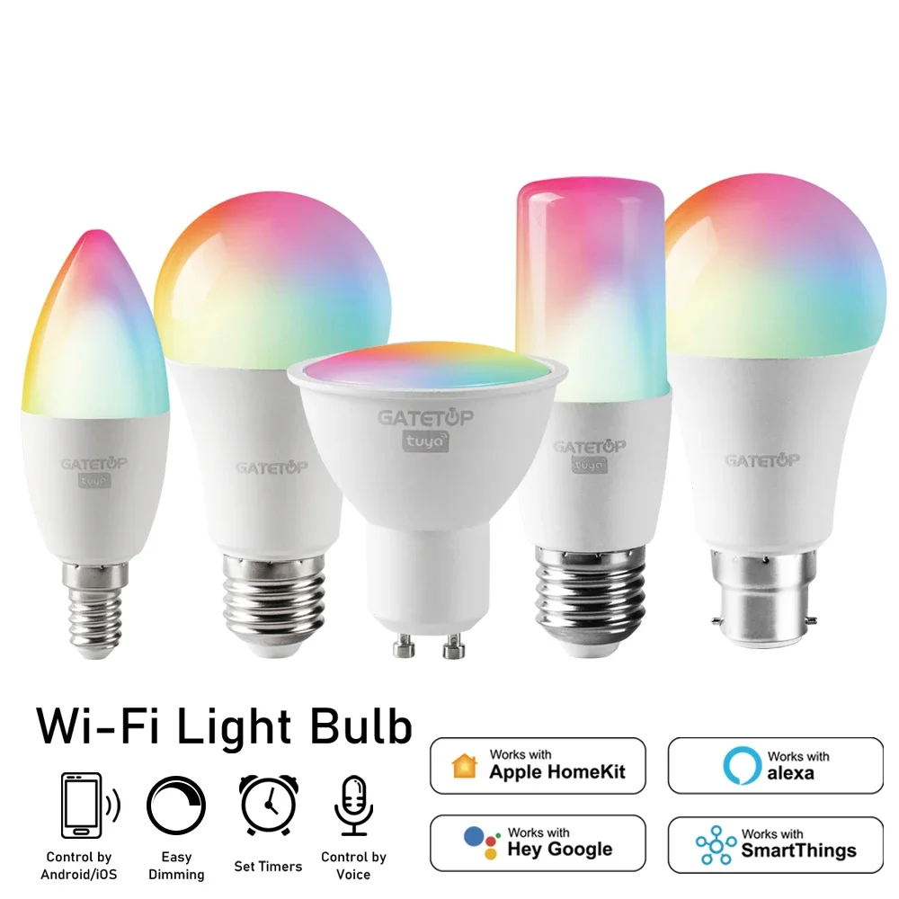 لمبة LED ذكية RGB مع تحكم واي فاي