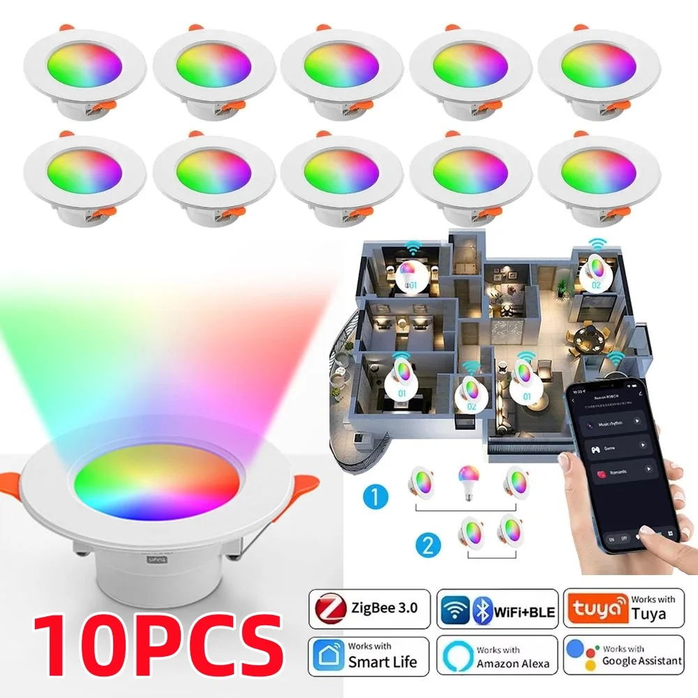 مصباح LED ذكي بتقنية RGB