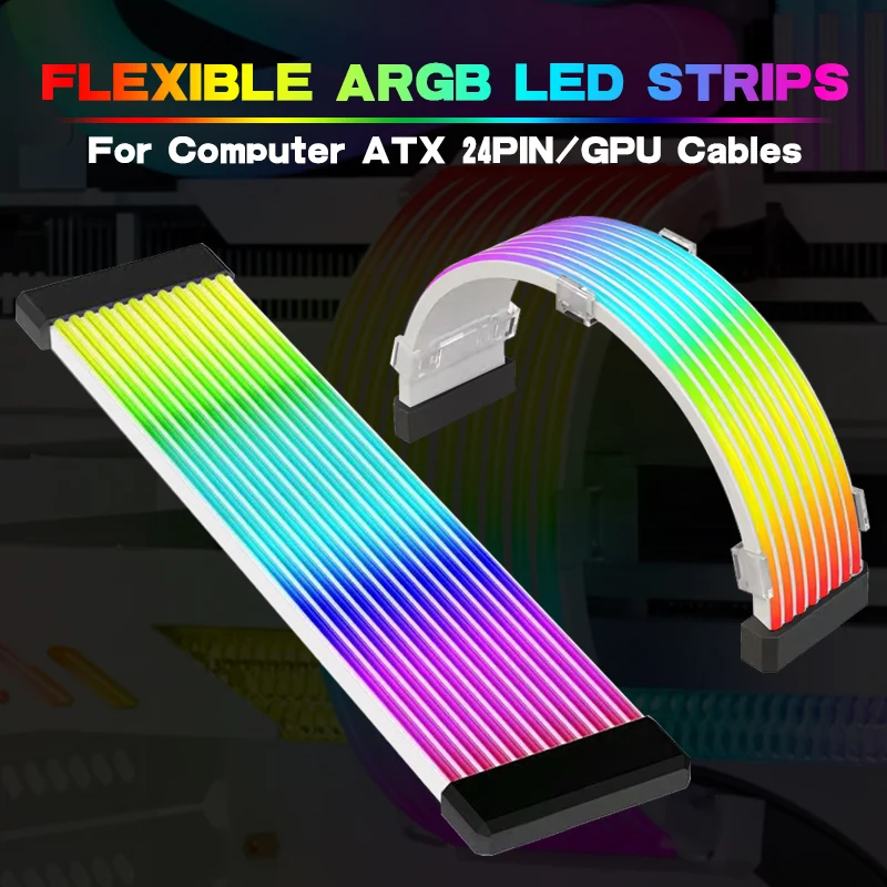 شرائط إضاءة LED مرنة مع RGB