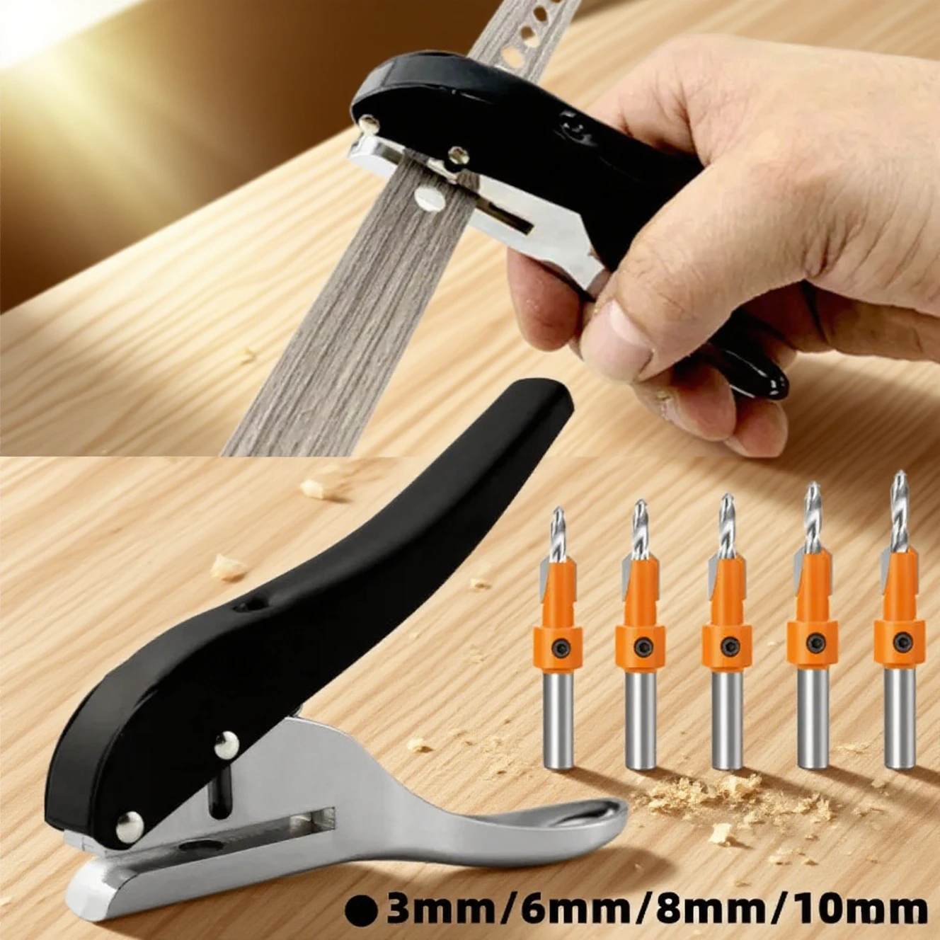 Manual Edge Band Puncher Plier Tool