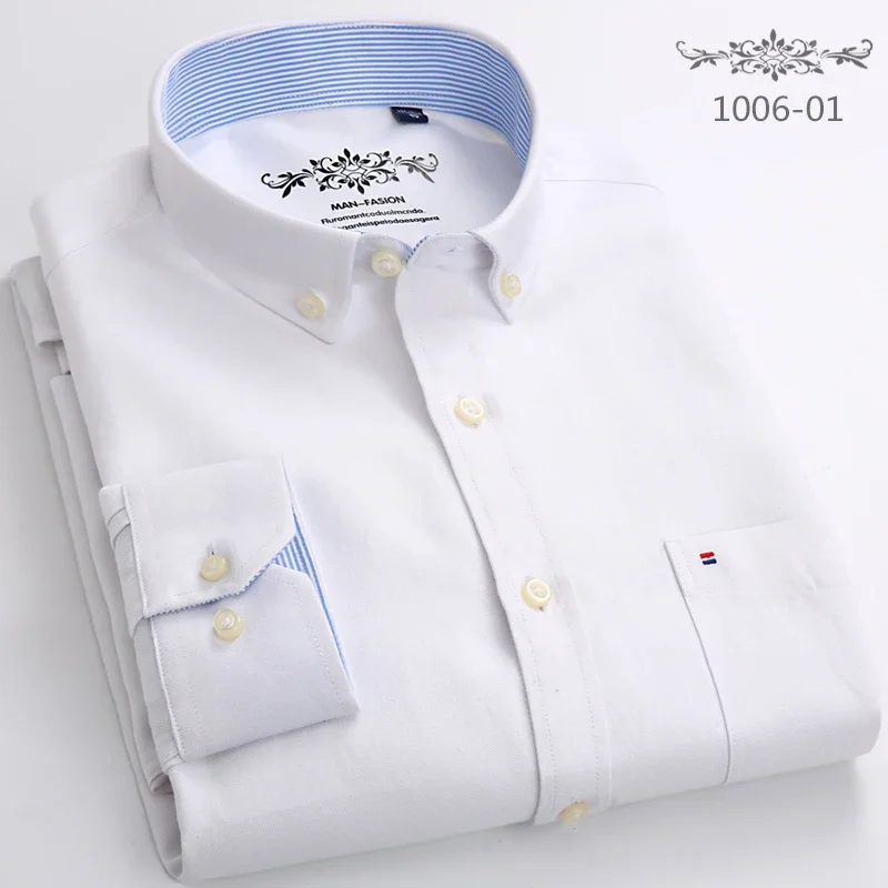 Men’s Slim Fit Long Sleeve Office Shirt