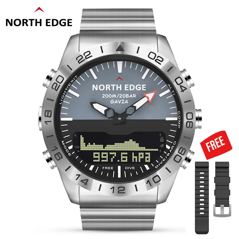 NORTH EDGE GAVIA2 Luxury Men’s Dive Watch
