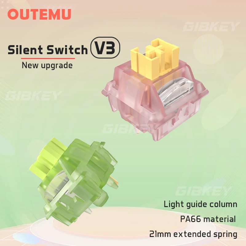 Outemu Silent Peach V3 Mechanical Switches