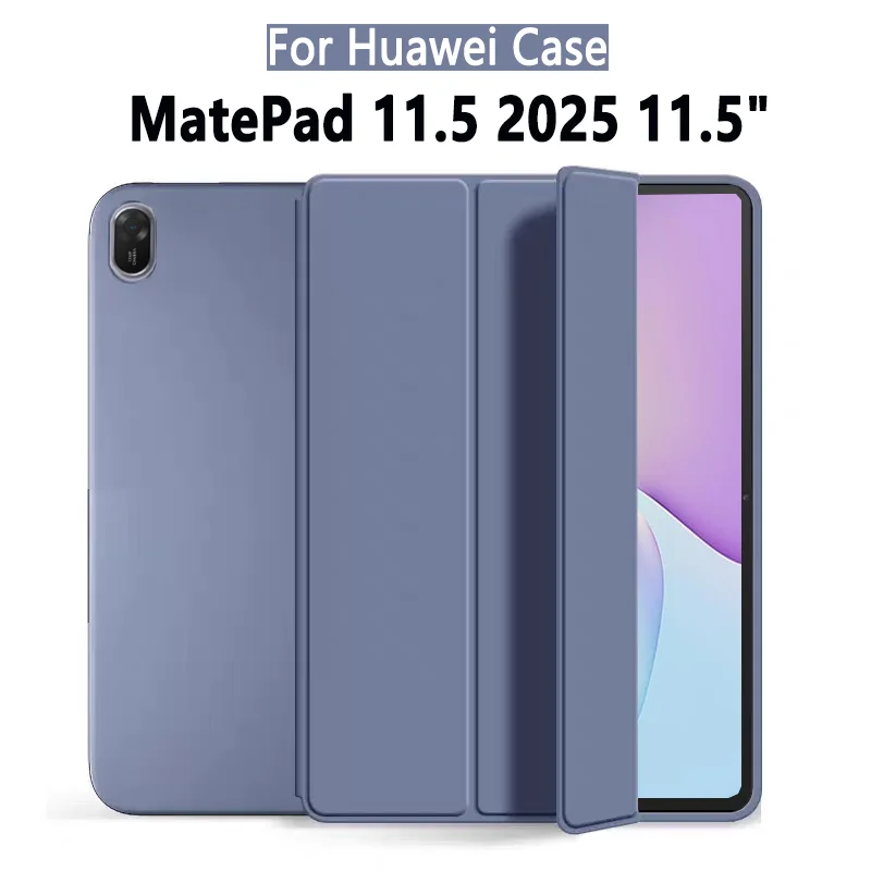 Smart Case For Huawei MatePad 11.5 2025 Case 11.5inch TXZ-W09 Leather Magnetic Folding Stand Soft TPU Back Funda Tablet Coque