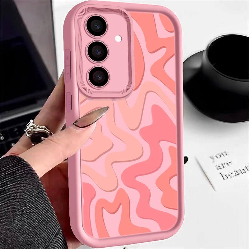 Stripe Pattern Soft Phone Case for Samsung