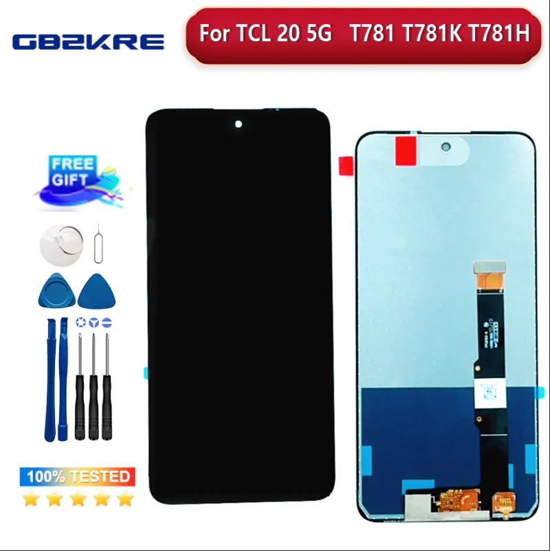 شاشة لمسية أصلية لتليفون TCL 20 5G
