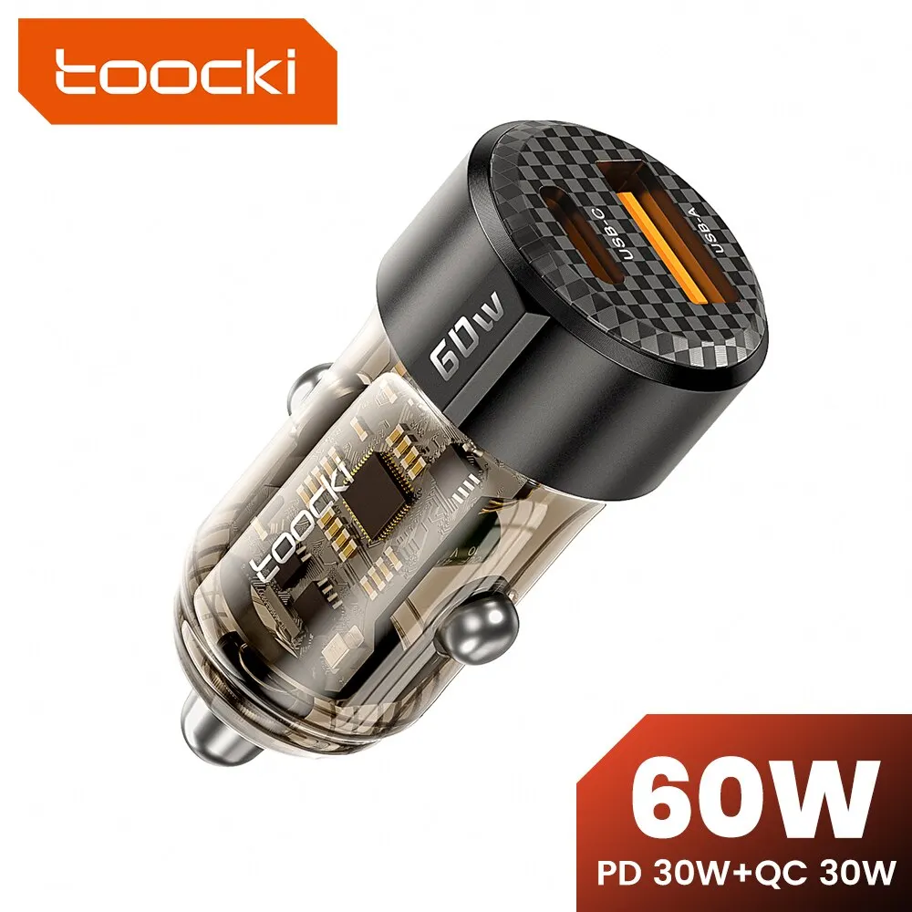 Toocki 60W Fast Car Charger with PD