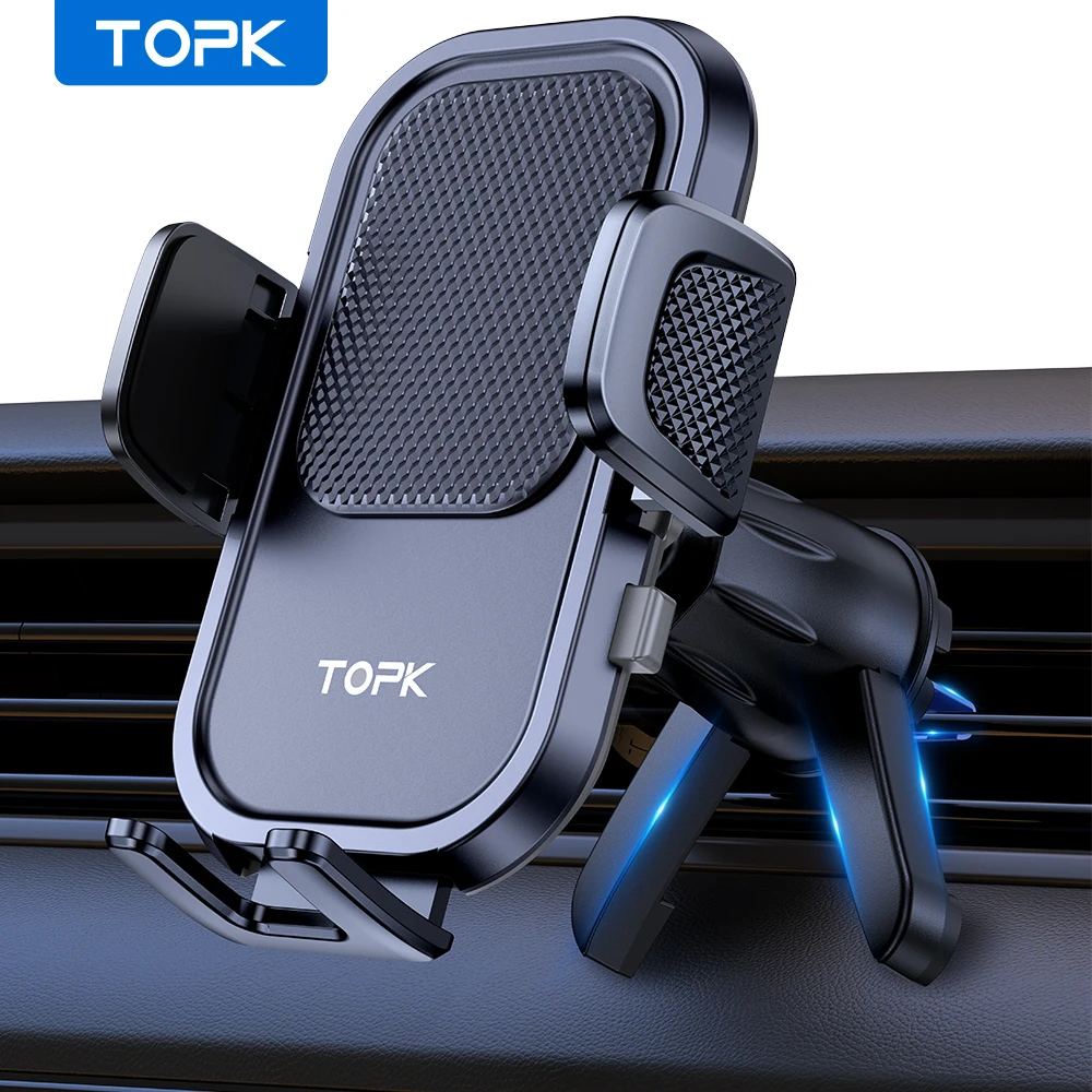 Universal Car Phone Holder with Metal Hook