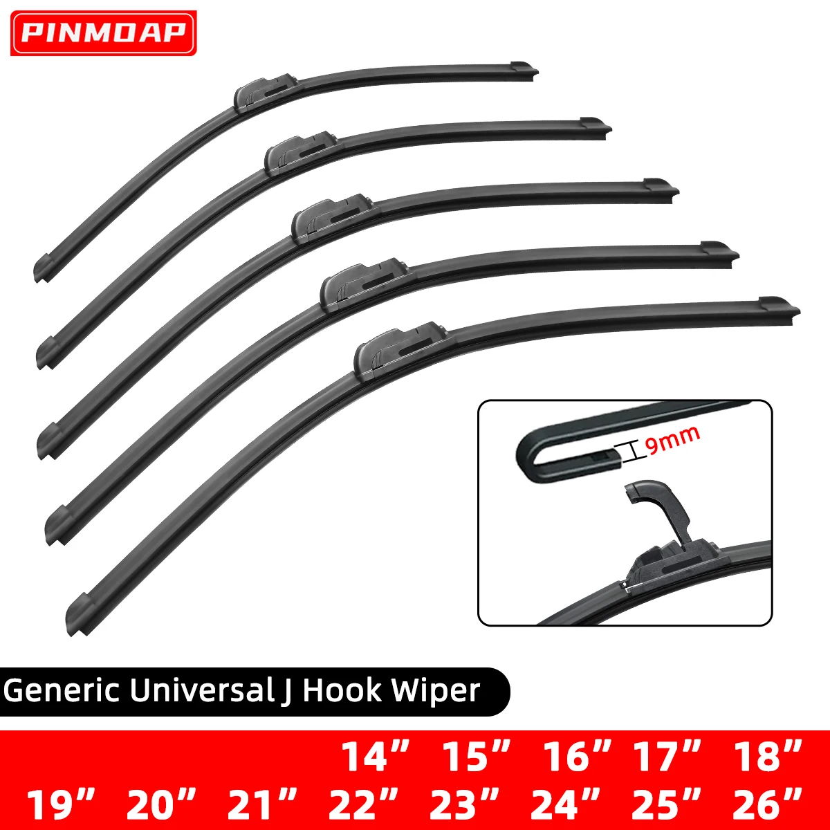 Universal Frameless Car Windshield Wiper Blades