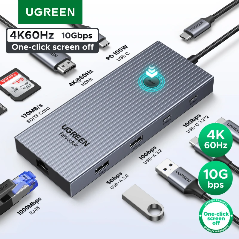 محول يو جي رين USB C عالي السرعة