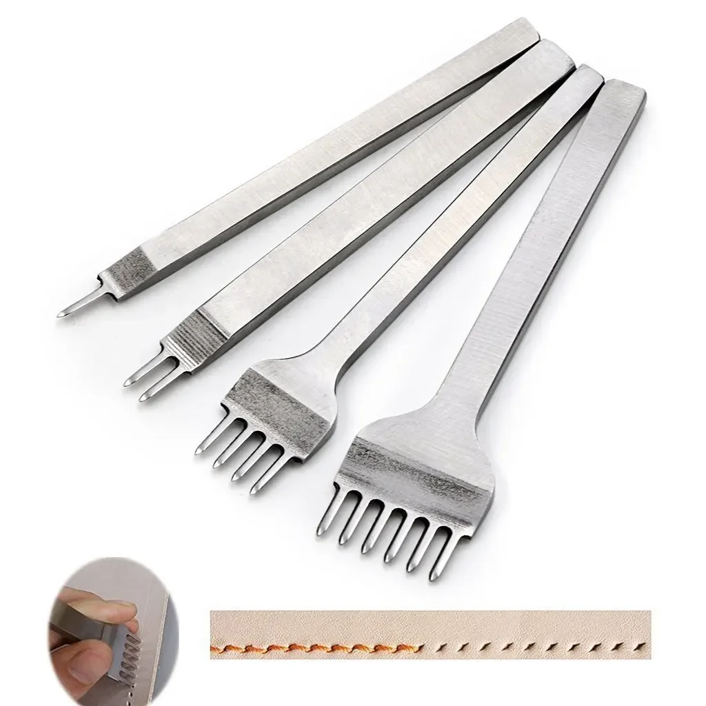 Versatile Leather Hole Punch Tool Set