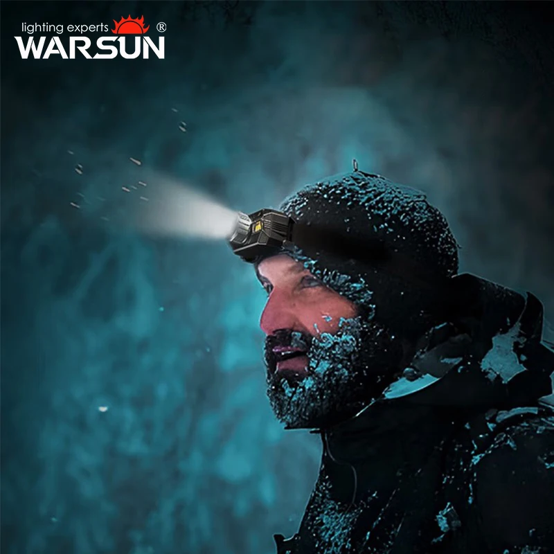 مصباح رأس WARSUN WD09 أحمر المتميز