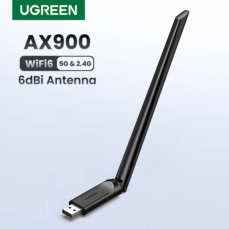 محول WiFi UGREEN AX900 ثنائي النطاق