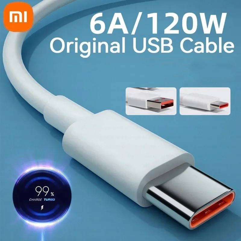 كابل شاحن سريع Xiaomi 6A نوع C