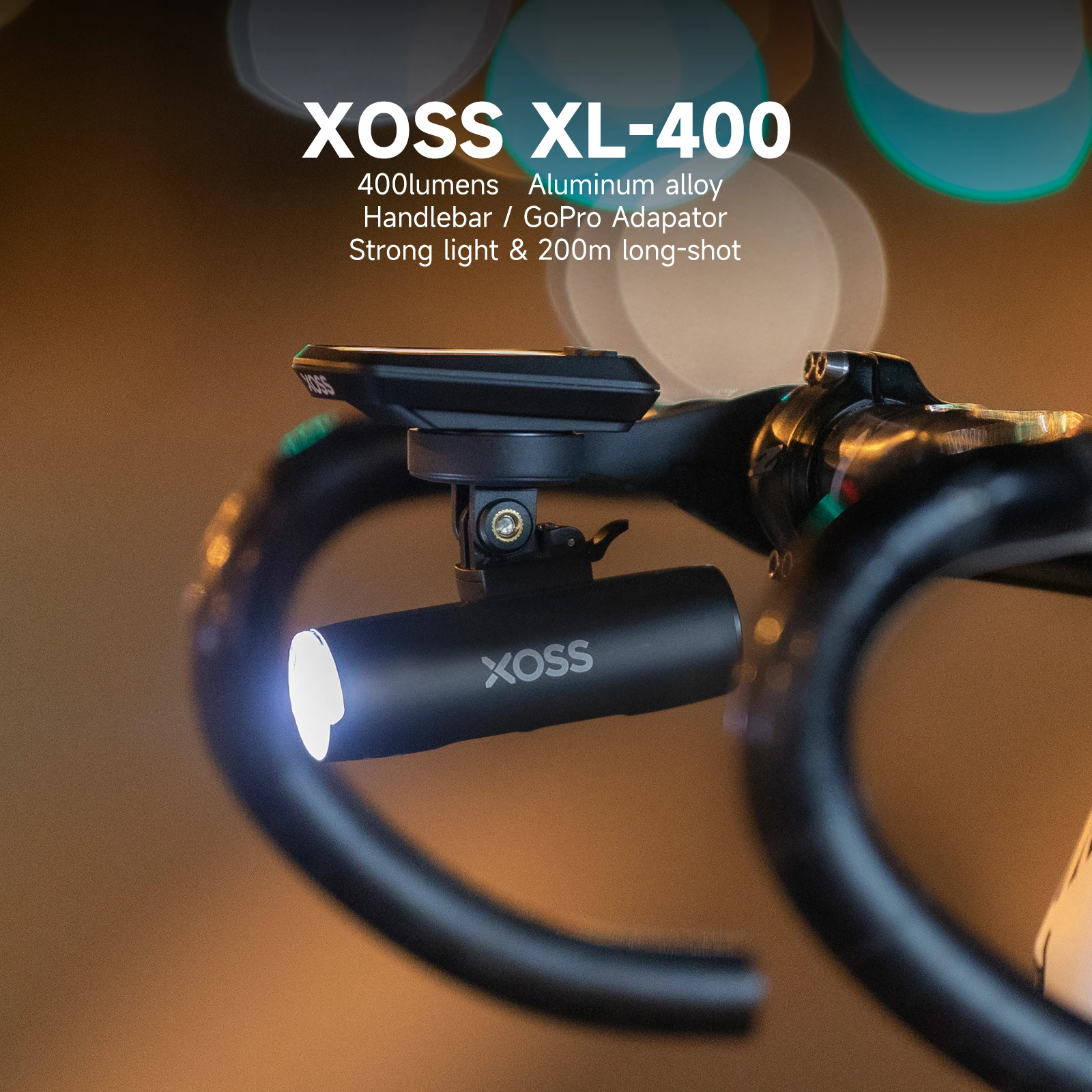 مصباح أمامي XOSS XL800 للدراجات